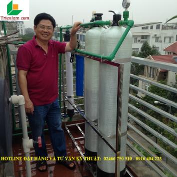 Bộ lọc nước cao cấp dùng màng lọc UF cho tòa biệt thự Văn Phú