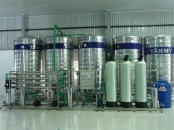 Qui trình sản xuất nước tinh khiết đóng bình, đóng chai