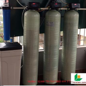 Hệ thống lọc nước dùng van tự động ở Văn Phú 