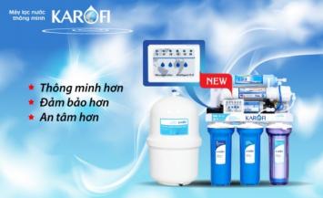 Máy lọc nước IRO Karofi 6 cấp loại bỏ amip, asen trong nguồn nước