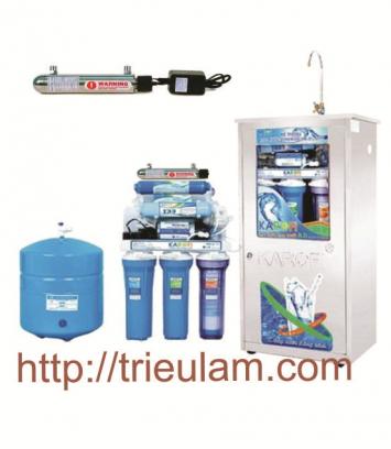 Máy lọc nước 8 cấp đèn UV bình áp thép