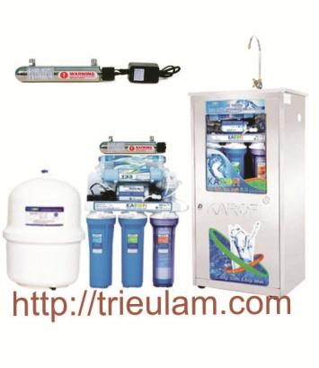 Máy lọc nước Karofi 8 cấp đèn UV bình áp nhựa