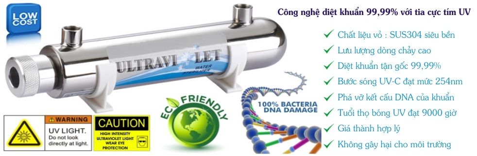 đèn uv diệt khuẩn máy lọc nước karofi