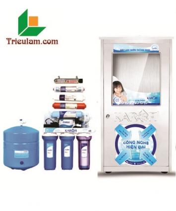 Máy lọc nước Karofi 9 cấp đèn UV Tủ Inox KT90 UV INOX
